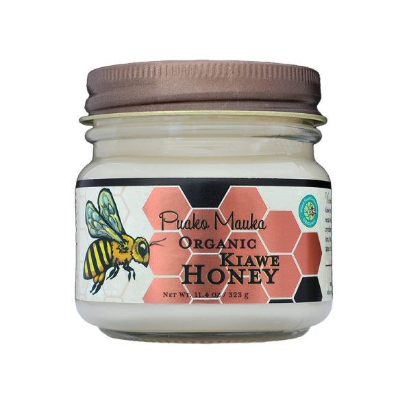 Raw Organic Kiawe Honey from Puako Mauka Hawaii